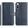 Per Sony Xperia 10 V 2023 Custodia in pelle a forma di S con doppia piegatura (blu navy) Per Sony Xperia 10 V 2023 Custodia in pelle a forma di S con doppia piegatura (blu navy)