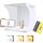 PULUZ 30cm Pieghevole Ring Light Board Photo Lighting Studio Shooting Tent Box Kit Box con pannello luminoso senza ombre PULUZ 30cm Pieghevole Ring Light Board Photo Lighting Studio Shooting Tent Box Kit Box con pannello luminoso senza ombre