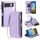 Per Google Pixel 10 Pro XL Custodia per telefono con cerniera con slot multi-scheda e cuciture in pelle (viola) Per Google Pixel 10 Pro XL Custodia per telefono con cerniera con slot multi-scheda e cuciture in pelle (viola)