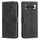Per Google Pixel 10 Pro XL Custodia per telefono in pelle di vitello con cuciture effetto pelle di chiodo (nero)