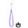 BRDRC Sports Camera Lanyard con vite da 1/4 di pollice, anti-perdita, cinturino da polso, accessori (corda viola, nodo bianco)