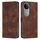 Per vivo V50 Dream Triangle Custodia in pelle per telefono con cordino (marrone) Per vivo V50 Dream Triangle Custodia in pelle per telefono con cordino (marrone)
