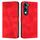 Per vivo Y29s 5G / Y04 4G Dream Triangle Custodia in pelle con cordino (rosso) Per vivo Y29s 5G / Y04 4G Dream Triangle Custodia in pelle con cordino (rosso)