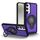 Custodia magnetica con supporto ad anello per Samsung Galaxy S23 5G (viola) Custodia magnetica con supporto ad anello per Samsung Galaxy S23 5G (viola)