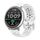 Per Amazfit Active 2 Cinturino sportivo in silicone con fibbia argentata (bianco)