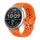 Per Amazfit Active 2 Cinturino sportivo in silicone con fibbia argentata (arancione)