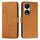 Per Honor X7b 4G / 5G / 90 Smart Stitching Calf Texture Fibbia Custodia per telefono in pelle (giallo)