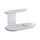 V2206 Caricabatterie wireless 3 in 1 da 15 W con luce notturna (argento)