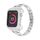 Per Apple Watch 46mm / 49mm / 45mm / 44mm Cinturino per orologio Kalebol Zirconia (argento) Per Apple Watch 46mm / 49mm / 45mm / 44mm Cinturino per orologio Kalebol Zirconia (argento)