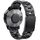 Per Garmin Watch 22mm Oracle Titanium Alloy Watch Band (Nero)
