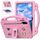 Per Honor Pad X9a Maniglia Cavalletto Bambini EVA Antiurto Custodia per Tablet (Rosa) Per Honor Pad X9a Maniglia Cavalletto Bambini EVA Antiurto Custodia per Tablet (Rosa)