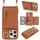 Per iPhone XS Max Portafoglio con cerniera a tracolla Anello Portacellulare in pelle Litchi (marrone) Per iPhone XS Max Portafoglio con cerniera a tracolla Anello Portacellulare in pelle Litchi (marrone)