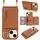 Per iPhone 15 Plus / 14 Plus Portafoglio con cerniera a tracolla Anello Portacellulare in pelle Litchi (marrone) Per iPhone 15 Plus / 14 Plus Portafoglio con cerniera a tracolla Anello Portacellulare in pelle Litchi (marrone)