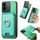 Per vivo iQOO 11 Pro 5G Retro Cross Leather Ring Vertical Insert Card Bag MagSafe Custodia per telefono (verde) Per vivo iQOO 11 Pro 5G Retro Cross Leather Ring Vertical Insert Card Bag MagSafe Custodia per telefono (verde)