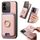 Per vivo Y300+ Retro Cross Leather Ring Vertical Insert Card Bag MagSafe Custodia per telefono (rosa) Per vivo Y300+ Retro Cross Leather Ring Vertical Insert Card Bag MagSafe Custodia per telefono (rosa)