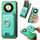 Per Honor X9b / Magic6 Lite Retro Cross Leather Ring Vertical Insert Card Bag MagSafe Custodia per telefono (verde) Per Honor X9b / Magic6 Lite Retro Cross Leather Ring Vertical Insert Card Bag MagSafe Custodia per telefono (verde)