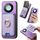 Per Honor X60 5G Retro Cross Leather Ring Vertical Insert Card Bag MagSafe Custodia per telefono (viola) Per Honor X60 5G Retro Cross Leather Ring Vertical Insert Card Bag MagSafe Custodia per telefono (viola)