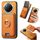 Per Honor X60 Pro 5G Retro Cross Leather Ring Vertical Insert Card Bag MagSafe Custodia per telefono (giallo) Per Honor X60 Pro 5G Retro Cross Leather Ring Vertical Insert Card Bag MagSafe Custodia per telefono (giallo)