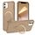 Per iPhone 11 Yingcai Gears MagSafe Holder Custodia antiurto per telefono (marrone) Per iPhone 11 Yingcai Gears MagSafe Holder Custodia antiurto per telefono (marrone)