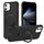 Per iPhone 12 Yingcai Gears MagSafe Holder Custodia antiurto per telefono (nero) Per iPhone 12 Yingcai Gears MagSafe Holder Custodia antiurto per telefono (nero)