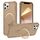 Per iPhone 12 Pro Yingcai Gears MagSafe Holder Custodia antiurto per telefono (marrone) Per iPhone 12 Pro Yingcai Gears MagSafe Holder Custodia antiurto per telefono (marrone)