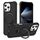 Per iPhone 16 Pro Max Yingcai Gears MagSafe Holder Custodia antiurto per telefono (nero)