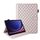 Per Samsung Galaxy Tab S10 FE+ Custodia in pelle con motivo a reticolo romboidale per tablet (oro rosa) Per Samsung Galaxy Tab S10 FE+ Custodia in pelle con motivo a reticolo romboidale per tablet (oro rosa)