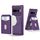 Per Google Pixel 7 Pro 2-in-1 RFID Wallet Magnetic MagSafe Custodia in pelle per telefono (viola)