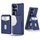 Per Samsung Galaxy S22 Ultra 5G 2-in-1 Custodia magnetica MagSafe in pelle con retro per telefono (blu) Per Samsung Galaxy S22 Ultra 5G 2-in-1 Custodia magnetica MagSafe in pelle con retro per telefono (blu)