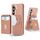 Per Samsung Galaxy S25+ 5G 2-in-1 Custodia magnetica MagSafe in pelle con retro per telefono (rosa) Per Samsung Galaxy S25+ 5G 2-in-1 Custodia magnetica MagSafe in pelle con retro per telefono (rosa)