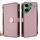 Per Tecno Pova 6 Neo 4G Custodia a tracolla in pelle con texture incrociata (oro rosa) Per Tecno Pova 6 Neo 4G Custodia a tracolla in pelle con texture incrociata (oro rosa)