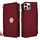 Per iPhone 12 / 12 Pro Custodia per telefono in pelle con tracolla e texture incrociata (rosso) Per iPhone 12 / 12 Pro Custodia per telefono in pelle con tracolla e texture incrociata (rosso)