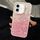 Per iPhone 16 Plus PC Lens Ring Gradient Shell Texture 3 in 1 Custodia per telefono (rosa) Per iPhone 16 Plus PC Lens Ring Gradient Shell Texture 3 in 1 Custodia per telefono (rosa)