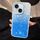 Per iPhone 15 Plus PC Lens Ring Gradient Shell Texture 3 in 1 Custodia per telefono (blu) Per iPhone 15 Plus PC Lens Ring Gradient Shell Texture 3 in 1 Custodia per telefono (blu)