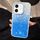 Per iPhone 11 PC Lens Ring Gradient Shell Texture 3 in 1 Custodia per telefono (blu) Per iPhone 11 PC Lens Ring Gradient Shell Texture 3 in 1 Custodia per telefono (blu)