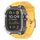 Per Apple Watch 42mm / 41mm / 40mm / 38mm Kalebol Glacier Cinturino in silicone trasparente integrato (giallo trasparente nero) Per Apple Watch 42mm / 41mm / 40mm / 38mm Kalebol Glacier Cinturino in silicone trasparente integrato (giallo trasparente nero)