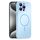 Per iPhone 15 Pro Max Custodia sottile in vetro AG con protezione della pelle e MagSafe (azzurro cielo) Per iPhone 15 Pro Max Custodia sottile in vetro AG con protezione della pelle e MagSafe (azzurro cielo)