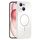 Per iPhone 15 Plus Custodia sottile in vetro AG con protezione della pelle e MagSafe (bianco) Per iPhone 15 Plus Custodia sottile in vetro AG con protezione della pelle e MagSafe (bianco)
