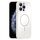Per iPhone 11 Pro Max Custodia sottile in vetro AG con protezione della pelle e MagSafe (bianco) Per iPhone 11 Pro Max Custodia sottile in vetro AG con protezione della pelle e MagSafe (bianco)