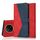 Custodia per telefono in pelle con cuciture bicolore per Honor Magic7 Pro (rosso blu) Custodia per telefono in pelle con cuciture bicolore per Honor Magic7 Pro (rosso blu)