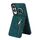 Per Samsung Galaxy S25 Edge 5G Custodia per telefono con anello retrò e cerniera RFID Card Slot (verde) Per Samsung Galaxy S25 Edge 5G Custodia per telefono con anello retrò e cerniera RFID Card Slot (verde)