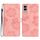 Per Samsung Galaxy S25 Edge 5G Custodia in pelle con motivo a rilievo floreale (rosa) Per Samsung Galaxy S25 Edge 5G Custodia in pelle con motivo a rilievo floreale (rosa)
