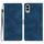 Per Samsung Galaxy S25 Edge 5G Custodia in pelle con motivo a farfalla e fiore (blu) Per Samsung Galaxy S25 Edge 5G Custodia in pelle con motivo a farfalla e fiore (blu)
