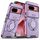 Per Google Pixel 9 / 9 Pro Custodia per telefono con supporto ad anello scorrevole Camshield (viola)