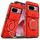 Per Google Pixel 9 / 9 Pro Custodia per telefono con supporto ad anello scorrevole Camshield (rosso)