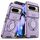 Per Google Pixel 9 Pro XL Custodia per telefono con supporto ad anello scorrevole Camshield (viola)