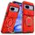 Per Google Pixel 9a Custodia per telefono con supporto ad anello scorrevole Camshield (rosso)