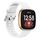Cinturino in silicone con fibbia ad ardiglione Kalebol per Fitbit Versa 3/4 (bianco) Cinturino in silicone con fibbia ad ardiglione Kalebol per Fitbit Versa 3/4 (bianco)