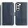 Per Samsung Galaxy S23 5G Custodia in pelle a forma di S a doppia piega (blu navy) Per Samsung Galaxy S23 5G Custodia in pelle a forma di S a doppia piega (blu navy)
