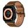 Per Apple Watch 46mm / 49mm / 45mm / 44mm Kalebol Cinturino in Vera Pelle (Nero Marrone Scuro) Per Apple Watch 46mm / 49mm / 45mm / 44mm Kalebol Cinturino in Vera Pelle (Nero Marrone Scuro)